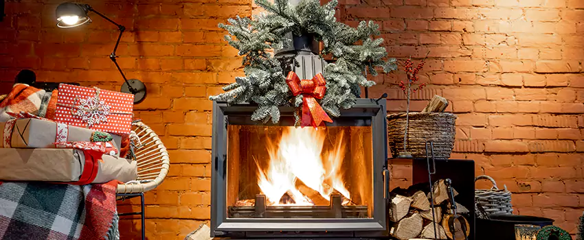 Travis Industries Linear Gas Fireplace Installation in Crest Hill, Illinois
