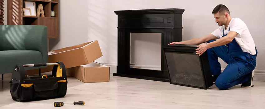 Old Rusted Metal Fireplace Repair And Replacement in Crest Hill, IL